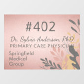 ドクタービジネスサインウィンドウ固定デカール ウィンドウサイン (シート)