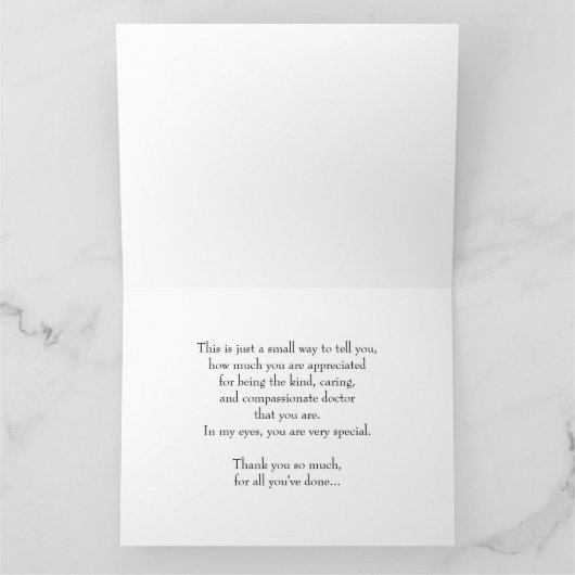 ドクターピンクのローズブーケをバスケットに入れてくれてありがとう サンキューカード (内部)