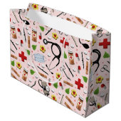 ドクターピンク ラージペーパーバッグ (裏面アングル)