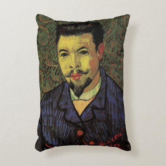 ドクターフェリックスReyのポートレートバイビンセント・ヴァン・ゴッホ アクセントクッション (正面(垂直))
