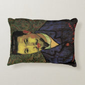 ドクターフェリックスReyのポートレートバイビンセント・ヴァン・ゴッホ アクセントクッション (裏面)