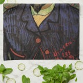 ドクターフェリックスReyのポートレートバイビンセント・ヴァン・ゴッホ キッチンタオル (折り畳み)