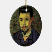 ドクターフェリックスReyのポートレートバイビンセント・ヴァン・ゴッホ セラミックオーナメント (右)