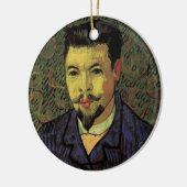 ドクターフェリックスReyのポートレートバイビンセント・ヴァン・ゴッホ セラミックオーナメント (左)
