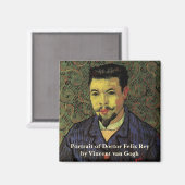 ドクターフェリックスReyのポートレートバイビンセント・ヴァン・ゴッホ マグネット (正面/裏面)