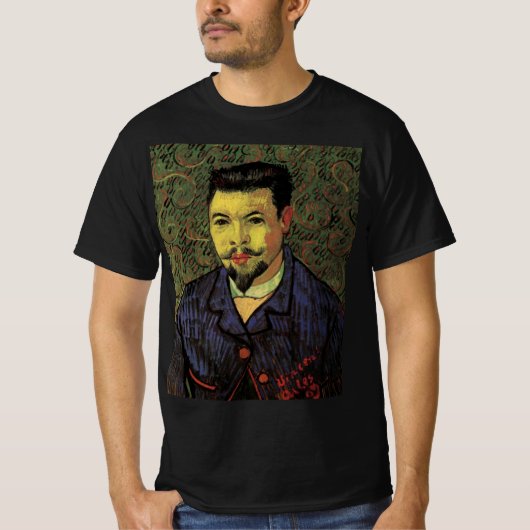 ドクターフェリックスReyのポートレートバイビンセント・ヴァン・ゴッホ Tシャツ (正面)