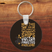 ドクターフォスタス引用文 キーホルダー (正面)