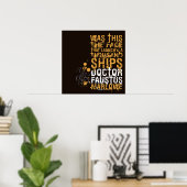ドクターフォスタス引用文 ポスター (ホームオフィス)