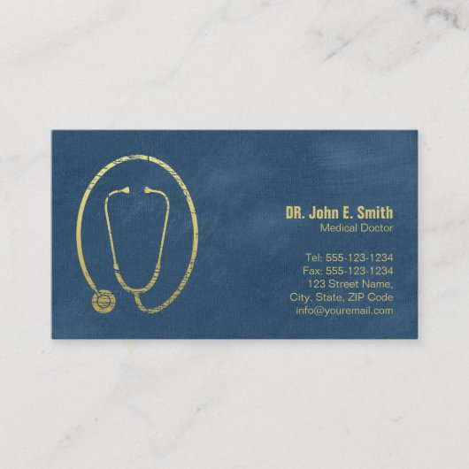 ドクターブルーキャンバスゴールデンステソスコープアポイントメント 予約カード (正面)