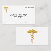 ドクターホワイト 名刺 (正面/裏面)