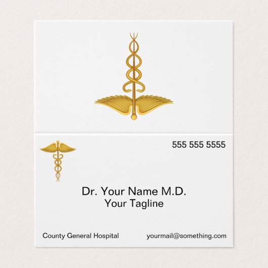 ドクターホワイト 名刺 (外部フラット)