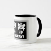 ドクターマおもしろいグお尻お尻ホレー マグカップ (正面右)