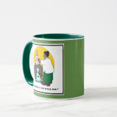 ドクターマおもしろいグ – ハート漫画 マグカップ (正面左)