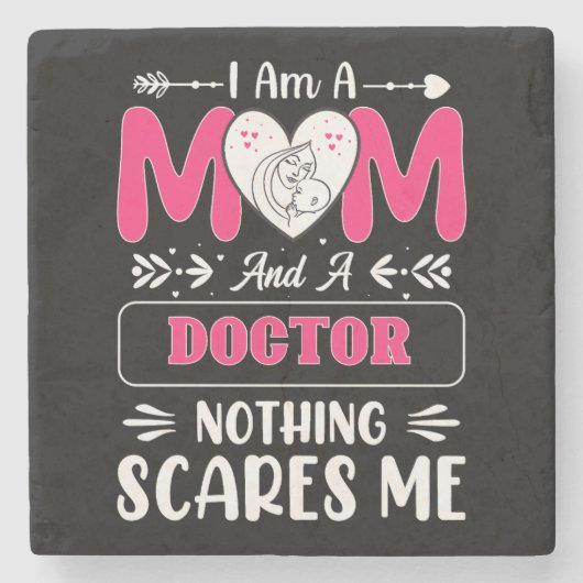 ドクターママ 面白い ドクターママ ストーンコースター (正面)