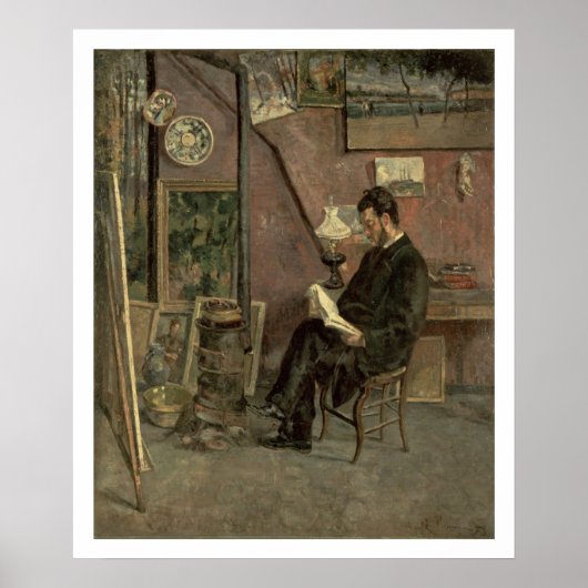 ドクターマルティネスポートレート, 1878 (キャンバス上の油) ポスター (正面)