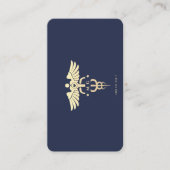 ドクターメディカモダンードセウス単眼鏡濃い青 名刺 (正面)