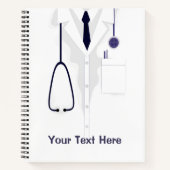 ドクターメディカルコートオスホワイトカスタム ノートブック (正面)