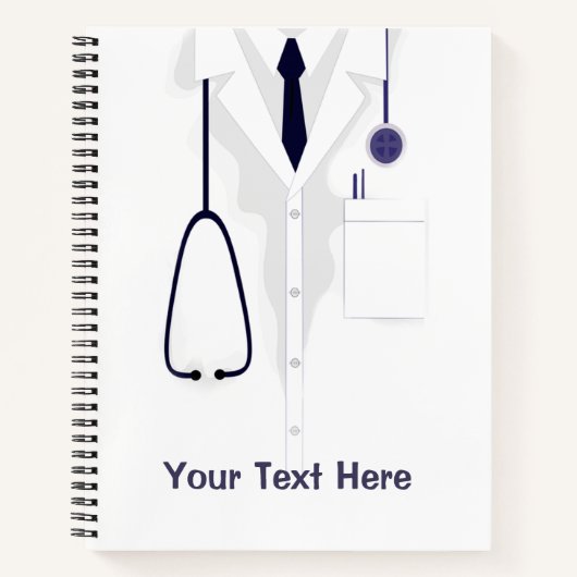 ドクターメディカルコートオスホワイトカスタム ノートブック (正面)