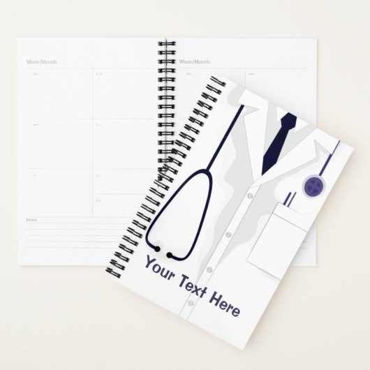 ドクターメディカルコートオスホワイトカスタム プランナー手帳 (ディスプレー)