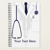 ドクターメディカルコートオスホワイトカスタム プランナー手帳 (正面)