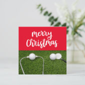 ドクターメディカルゴルファーのクリスマス用ゴルフボール (スタンド正面)