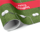 ドクターメディカルゴルファーのクリスマス用ゴルフボール ラッピングペーパー (ロールコーナー)