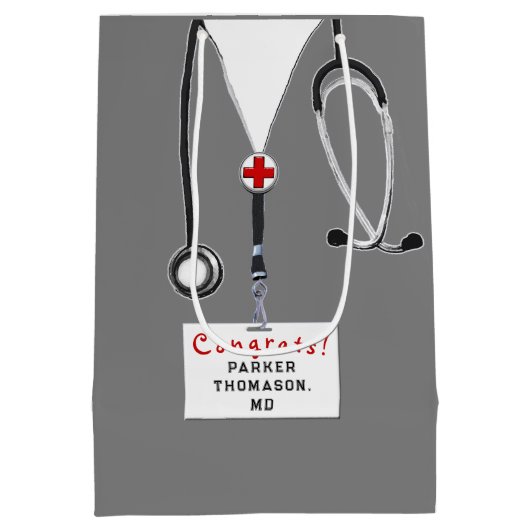 ドクターメディカルスクールグラッドミディアム抱き枕 ミディアムペーパーバッグ (裏面)