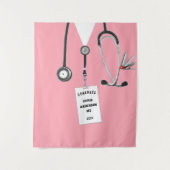 ドクターメディカルスクール卒業バナータペストリー タペストリー (正面)