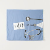 ドクターメディカルスクール卒業バナータペストリー タペストリー (正面(横))