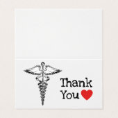 ドクターメディカルハートナース看護ありがとう 名刺 (外部フラット)