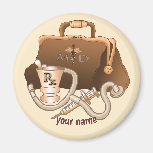 ドクターメディカルバッグ磁石 マグネット (正面)