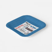 ドクターメディカルプロフェッショナル卒業パーティー紙 ペーパープレート (傾斜あり)