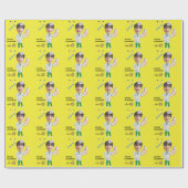 ドクターメディカルボーイ写真センセーショナルおもしろい誕生日 ラッピングペーパー (フラット)