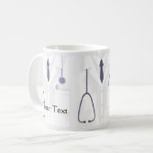 ドクターメディカルラボコートカスタム コーヒーマグカップ (正面左)