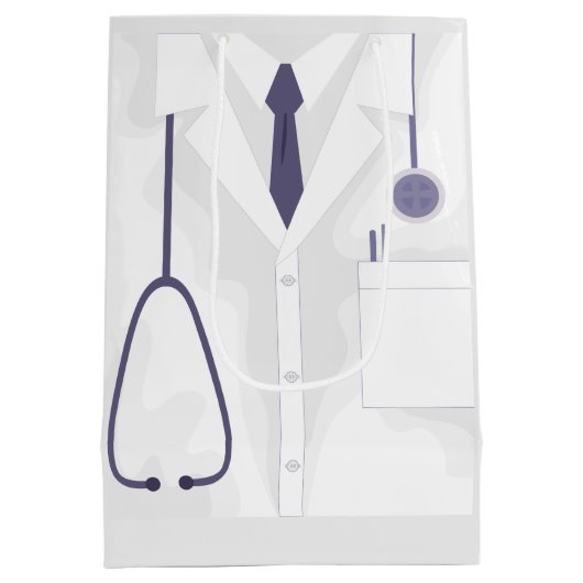 ドクターメディカルラボコートカスタム ミディアムペーパーバッグ (裏面)