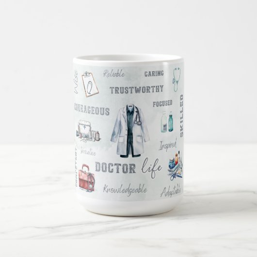 ドクターライフセラミックマグカップ コーヒーマグカップ (中央)