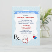 ドクターリタイアメント招待状 招待状 (スタンド正面)