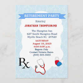 ドクターリタイアメント招待状 招待状
