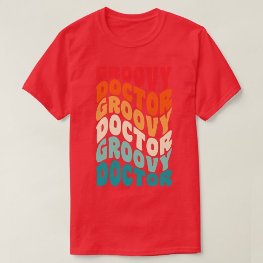 ドクターヴィンテージレトロ60s 70s 80s Vibes Tシャツ (デザイン正面)