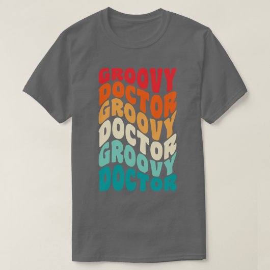 ドクターヴィンテージレトロ60s 70s 80s Vibes Tシャツ (デザイン正面)