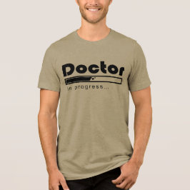 ドクター修行中ローディングバー 医学生おもしろグッズ トライブレンドTシャツ