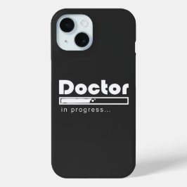 ドクター修行中ローディングバー 医学生おもしろグッズ iPhone 15ケース