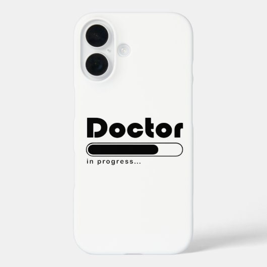 ドクター修行中 楽しい医学生向け進行状況バー Case-Mate iPhoneケース (裏面)
