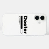 ドクター修行中 楽しい医学生向け進行状況バー Case-Mate iPhoneケース (裏面 (横))