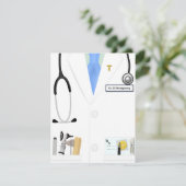 ドクター卒業お祝い招待状 招待状 (スタンド正面)