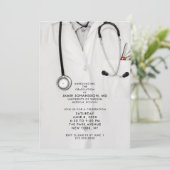 ドクター卒業パーティー招待状 招待状 (スタンド正面)