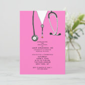 ドクター卒業パーティー招待状 招待状 (スタンド正面)