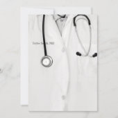 ドクター卒業パーティー招待状 招待状 (正面)