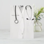 ドクター卒業パーティー招待状 招待状 (スタンド正面)