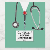 ドクター卒業式2025 ワインラベル (シングルラベル)